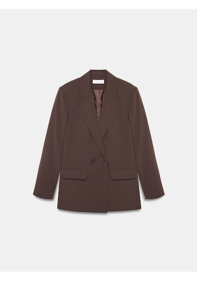 Dilvin 60801 Blazer Ceket-kahve
