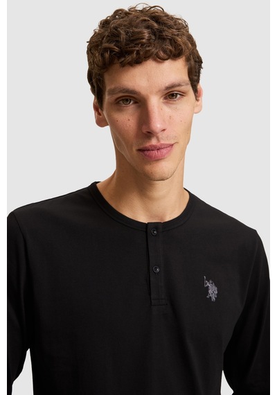 U.S. Polo Assn. Erkek Siyah Pijama Takımı 50333263-vr046