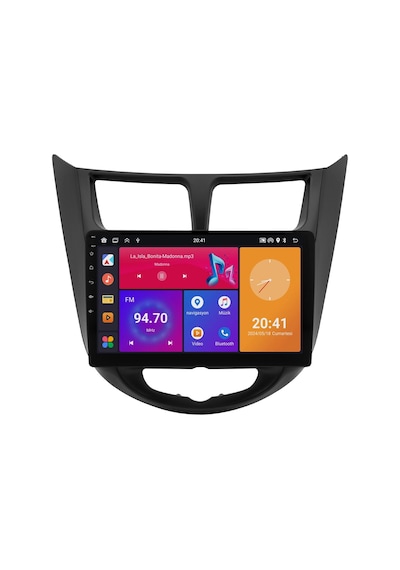 Otolas Hyundai Accent Blue Android Multimedya Ekran 2016-2024 4 Gb + 64 Gb 9"
