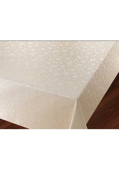 Pvc Astarlı Muşamba Masa Örtüsü 514 Krem