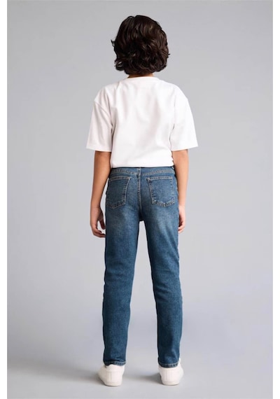 Defacto Slım Fıt Düz Paça Jean Pantolon Erkek Çocuk F8437a826smnm29 Yeşil-nm29