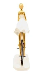 Bisiklet Süren Couple 30cm