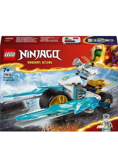 LEGO® NINJAGO® Zane'in Buz Motosikleti 71816 - 7 Yaş & Üzeri Çocuklar için Yaratıcı Oyuncak Yapım Seti (84 Parça)