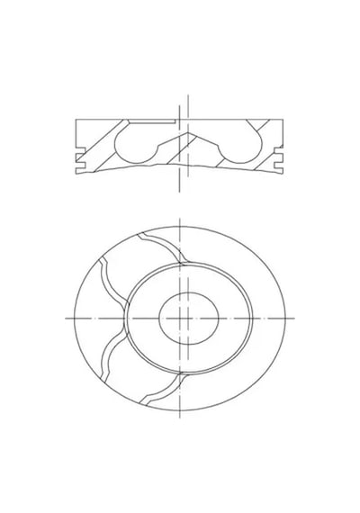 Piston Segman - Fiat Idea, Grande Punto, Punto, Doblo, Bravo, Stilo, Croma, Sedici, Multipla, Marea, Brava, 159, 156, 166 - Goetze-engıne-877072508 15989148