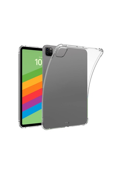 Forzacase Apple Uyumlu iPad  Pro 2024 11 İnch İle Anti Shock Silikon Kılıf Şeffaf - Fc014 Şeffaf