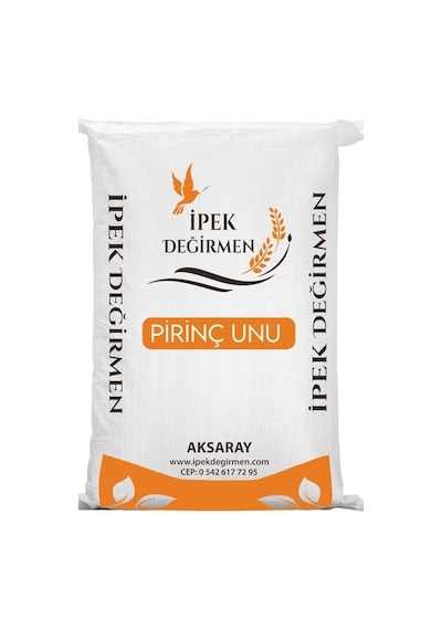 İpek Değirmen Pirinç Unu 5 kg Taze Doğal Glutensiz İnce Öğütülmüş Kıvam Artırıcı Katkısız Saf Saf Un