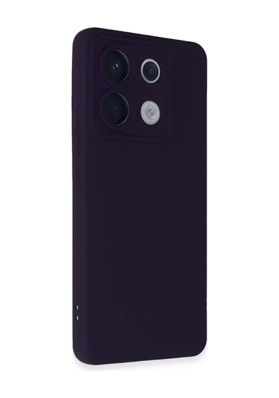 Xiaomi Redmi Note 13 Pro 5g Uyumlu Kılıf Nano İçi Kadife Silikon - Mor