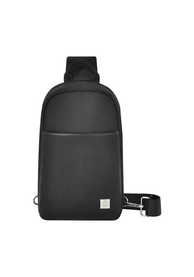 Wiwu Hali Serisi Crossbody 1680d Su Geçirmez Naylon Kumaş Omuz Askılı Çapraz Vücut Çantası Siyah