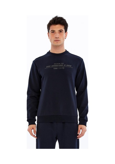 AR-MA Arma Erkek Slim Fit Sweatshirt Yazı Baskılı, Scuba Interlok, Bisiklet Yaka, Basic K30124685502 Lacivert AR-MA Arma Erkek Slim Fit Sweatshirt Yazı Baskılı, Scuba Interlok, Bisiklet Yaka, Basic K30124685502 Lacivert