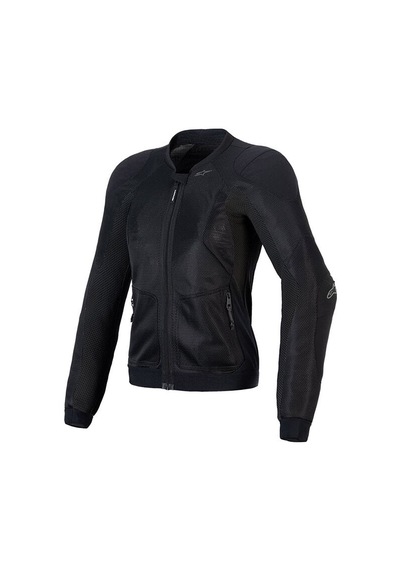 Alpinestars Stella Troop Air Korumalı Kadın Motosiklet Montu Siyah Siyah