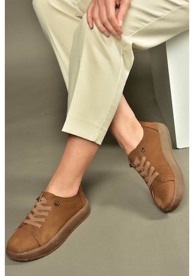 Fox Shoes V999060501 Kahverengi Hakiki Deri Nubuk Kadın Spor Ayakkabı Sneakers Kahverengi Fox Shoes V999060501 Kahverengi Hakiki Deri Nubuk Kadın Spor Ayakkabı Sneakers Kahverengi