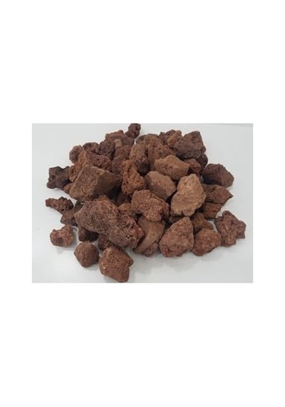 İri Kırmızı Pomza 2-4 Cm 20 Lt Lav Taşı Mangal Taşı Dekoratif Volkanik Pomza Taş