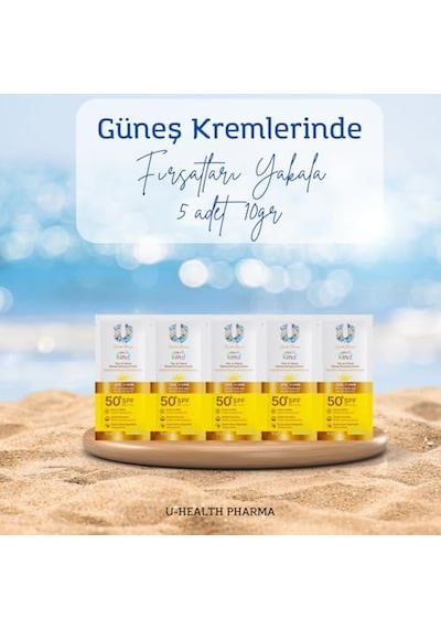 Güneş Kremi 50 Spf Kids 5 Adet 10 Gr 96900486