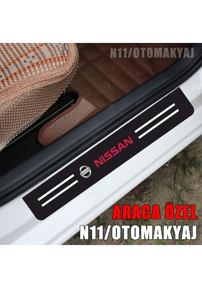 Nissan Pathfinder Kapı İç Koruma Ayaklık Sticker Markalı