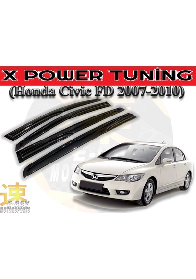 Honda Civic 2009-Fd6 Sedan 4.Lü Mugen Cam Rüzgarlıgı
