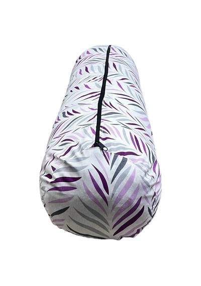 Remege Damla Desen Meditasyon Minderi Bolster Minderi İkili Set Mor Mr8