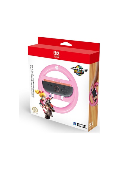 Mario Kart Racing Wheel Attachment For Switch 2 Peach - Officially Licensed By Sku: Zeusb0g31kpfzs