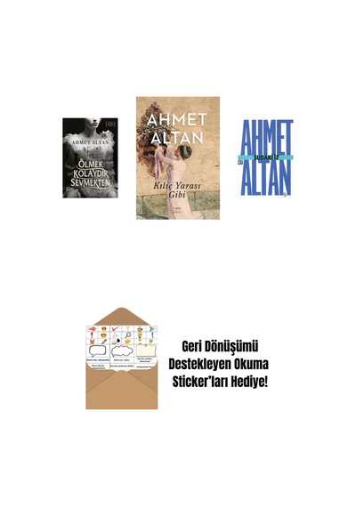 Ölmek Kolaydır Sevmekten + Kılıç Yarası Gibi + Sudaki İz Cep Boy + Okuma Sticker'ları