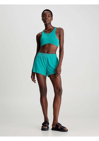 Calvin Klein Crop Top, D09 Kadın Yeşil Bralet