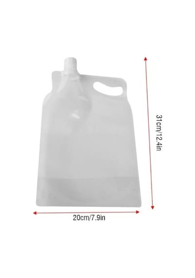 St Plastik Kapaklı Su Torbası 1 Litre Çok Renkli