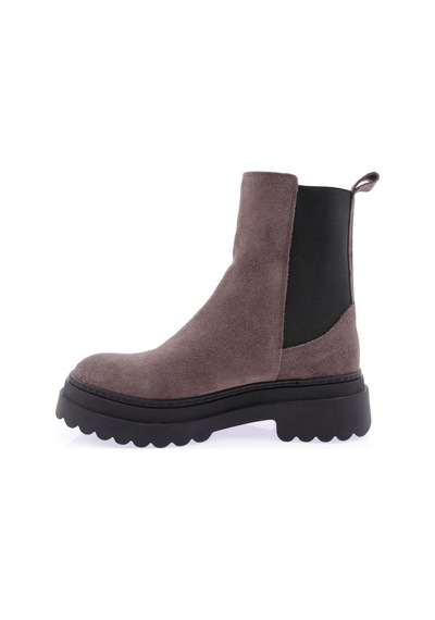 Dgn 345-t Kadin Kalin Taban Strech Detayli Bot 345-T-1567-R2759 Sütlü Kahve