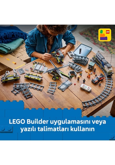 LEGO® City Polis Treni Soygunu 60508 – 7 Yaş ve Üzeri Çocuklar için 6 Minifigür İçeren Yaratıcı Oyuncak Yapım Seti (1313 Parça)