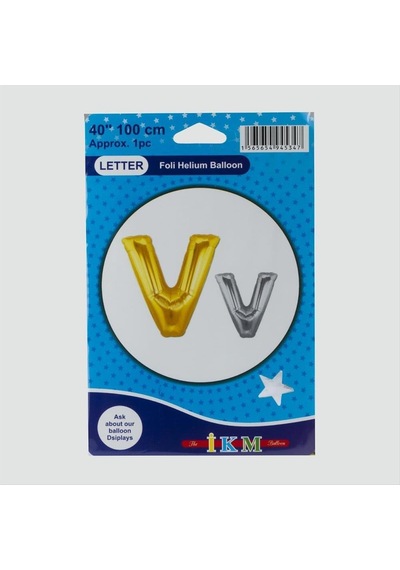 Sarı - 355 - Renkli 40x100 Harfli - Csmo-tex - Folyo Balon-v