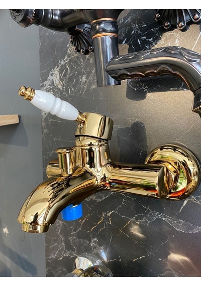 İsaoğlu Yapı Gold Banyo Bataryası Duş Musluğu
