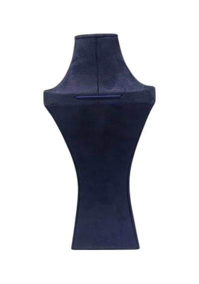 Yerli Üretim Adonis Model Sardunya Kumaş Lacivert Renk Boy 28cm Kolye Takı Sergileme Mankeni Çok Renkli