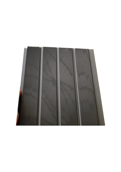 Fugalı Antrasit Gri Pvc Lambiri / 10 Adet 20Cm X 1 Metre 2 M2 (523458478)