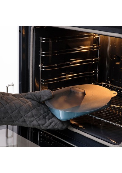 Ikea Klockren Silikon Tencere Kapağı Seti 21-25-29 Cm Gri 3 Parça