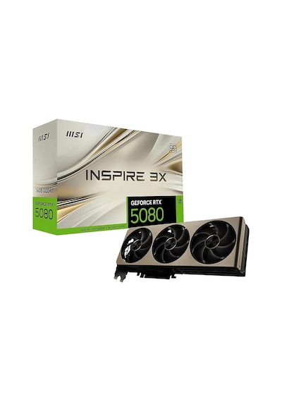Msı Geforce Rtx 5080 16g Inspıre 3x Oc Geforce Rtx 5080 16 Gb Ekran Kartı