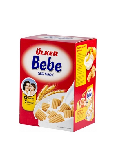 Ülker Bebe Bisküvisi 800gr 12 Vitaminli Kutu 8 Li Set