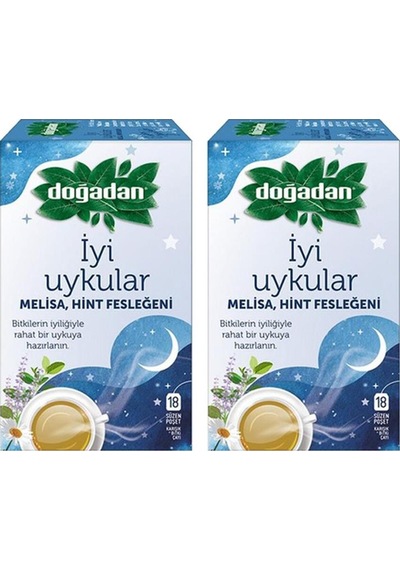 İyi Uykular Çayı Melisa Ve Hint Fesleğeni 18'li Paket X 2 Adet