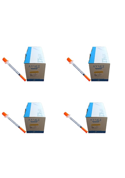 Ayset 3p 1ml 30g Süper Enjektör 50 Adet 4 Kutu