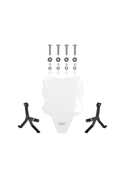 GP Kompozit Honda CB750 Hornet 2025 Uyumlu Ön Cam Şeffaf 45 cm
