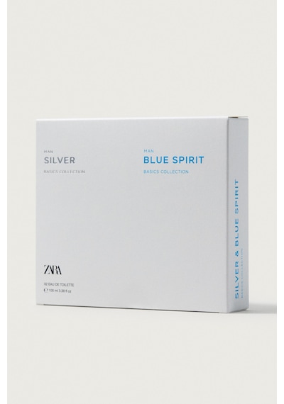 Zara Man Sılver Zara Man Blue Spırıt Edt 100 Ml + 100 Ml 3,38 Fl. Oz Parfum Ferah