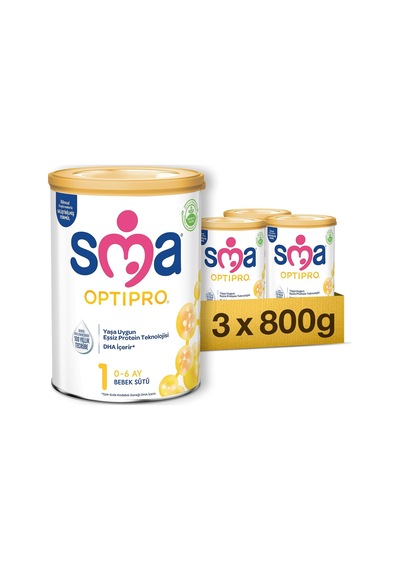 Optipro 1 Bebek Sütü 0-6 Ay, 800 G X 3 Adet