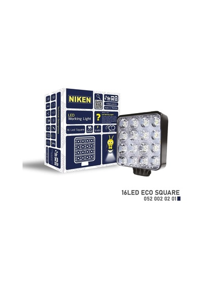 Niken Çalışma Lambası Eco 16 Led Kare