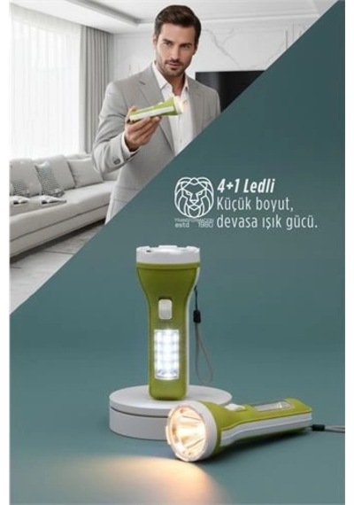 Lukas Steiner Serisi 4+1 Led Güçlü Aydınlatma - Kompakt Profesyonel El Feneri 722874