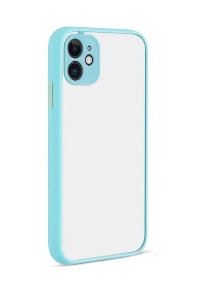 Newface Apple Uyumlu İphone 12 Kılıf Montreal Silikon Kapak - Turkuaz