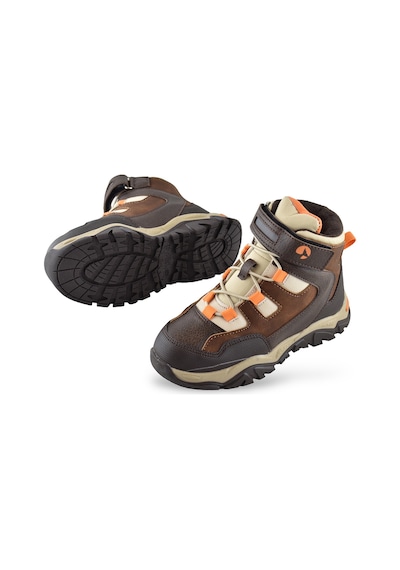 Barcelona Ortopedik Cırtlı Unisex Çocuk Bot Ayakkabı Çocuk Outdoor Bot Kahverengi