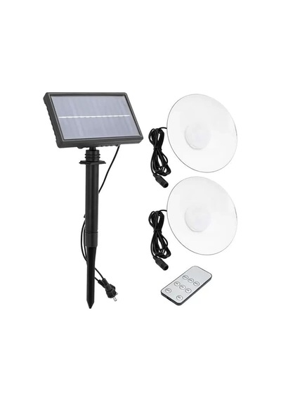 Hubrendy Sh Powermaster Xf-707-2 Kumandalı Solarlı 2 Lambalı Projektör