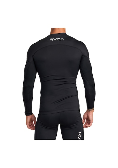 Rvca Rvca Compression Ls Erkek Siyah Koşu Tişört Blk