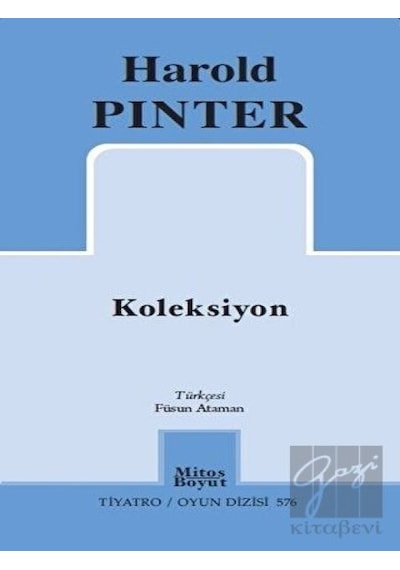 Koleksiyon-Tiyatro Oyun Dizisi - Harold Pinter - Mitos Boyut Yayınları