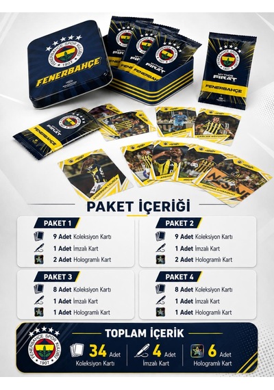 Fenerbahçe First 2025-26 Sezonu Koleksiyon Kartla
