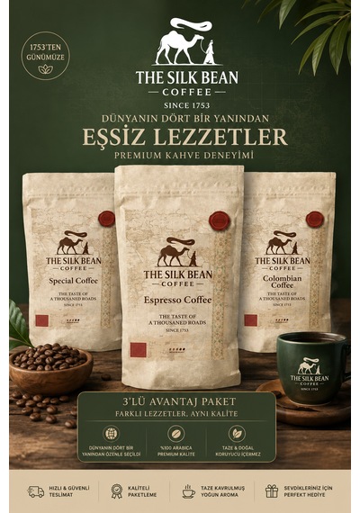 Premium Kahve Seti Special-espresso-colombian Çekirdek Kahve