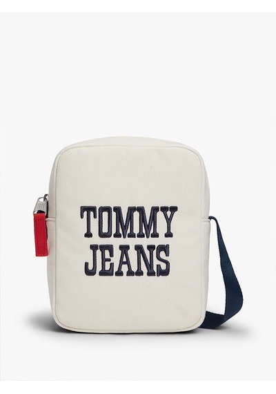 Tommy Hilfiger Tjm Bold Varsıty Reporter Erkek Bej Çanta - Am0am14223