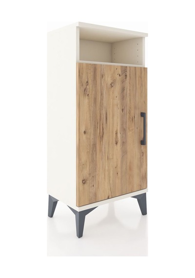 Arges Komodin 3 Raflı Tek Kapaklı 44x30x96 Aytaşı-çam Aytaşı