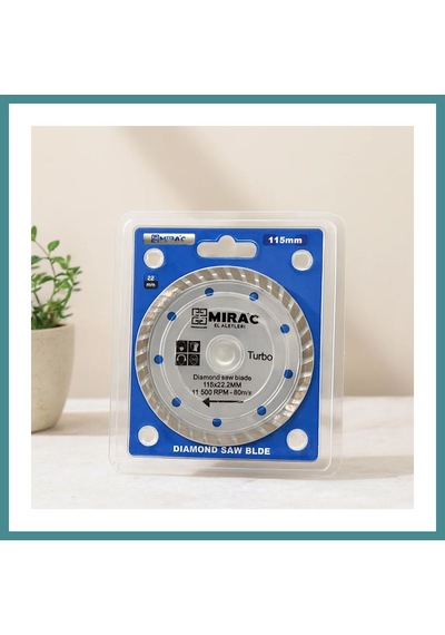 Trendexa 115 Mm Mermer Kesme Diski 22.2 Mm İnce Turbo Mac